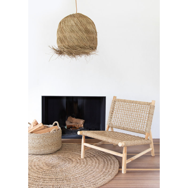 Bazar Bizar Island Sisal loungestoel- Naturel