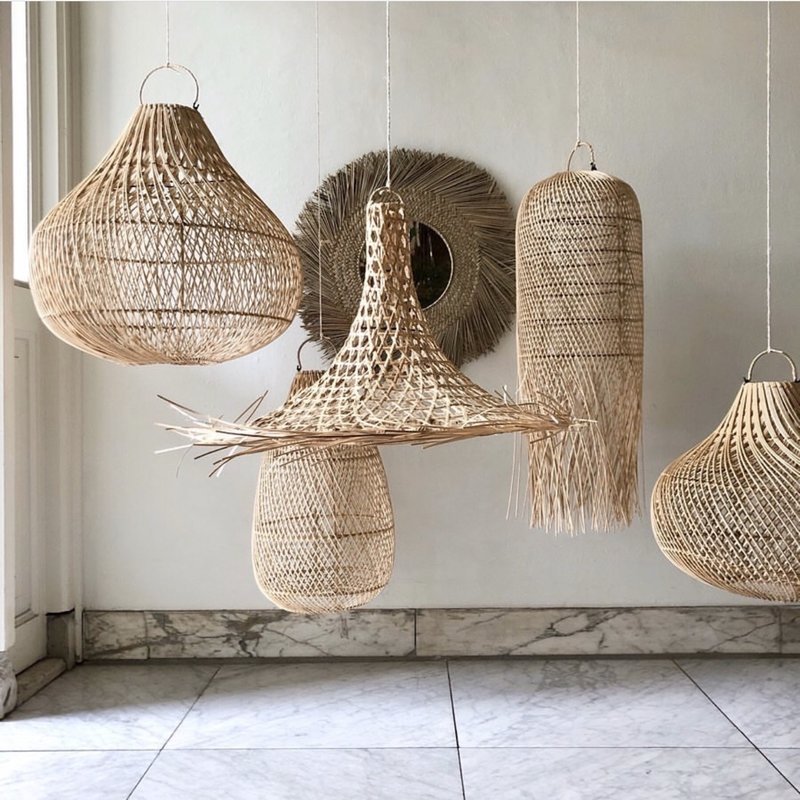 Bazar Bizar Mykonos Hanglamp - Naturel - M