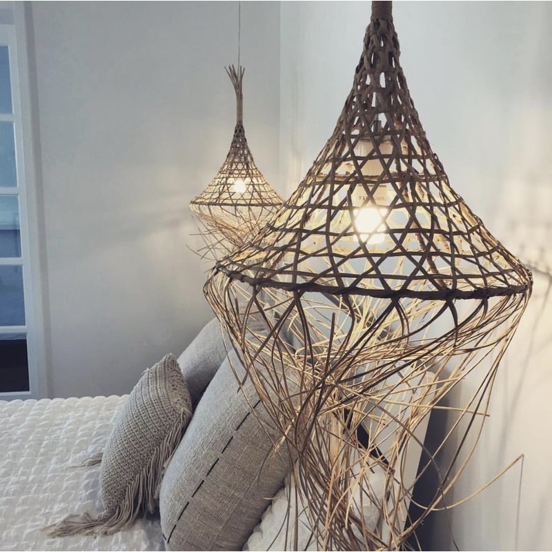 Bazar Bizar The Mykonos Hanging Lamp - Natural - M