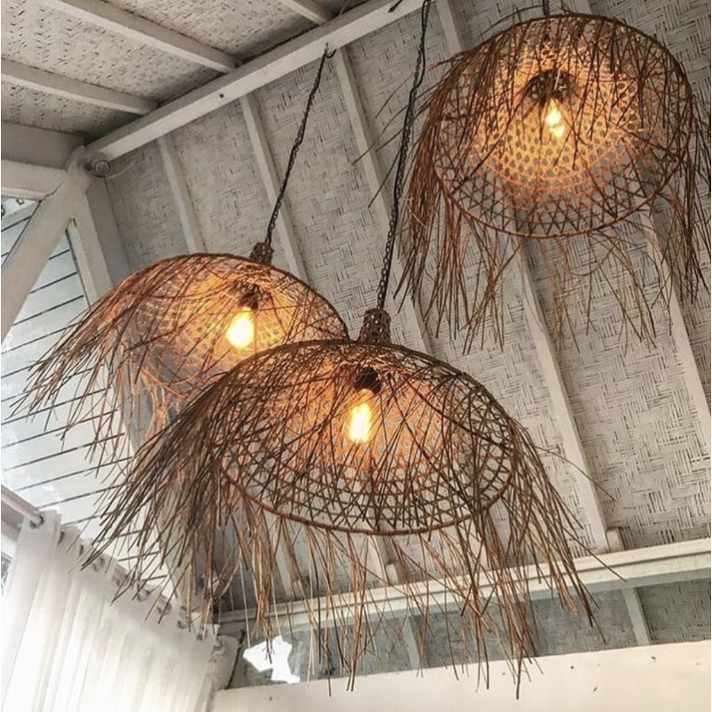 Bazar Bizar The Mykonos Hanging Lamp - Natural - M