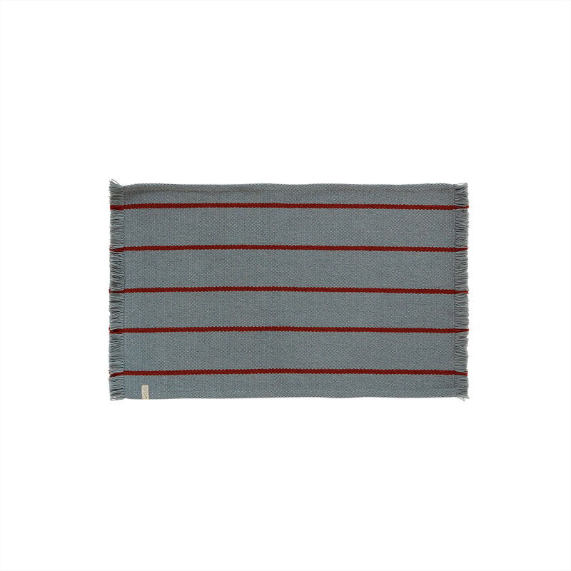 OYOY LIVING Lina Recycled Bath Mat - Dusty Blue