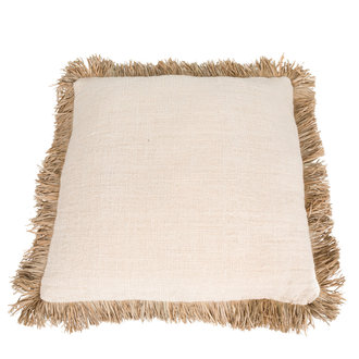 Bazar Bizar Saint Tropez Kussenhoes - Naturel Wit - 60x60