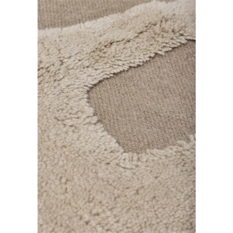 ferm LIVING-collectie Alley Wool Rug - Large - Natural