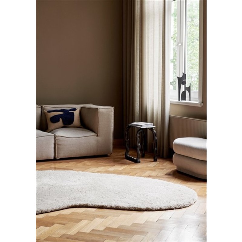 ferm LIVING-collectie Wollen vloerkleed Forma offwhite 250x175 cm