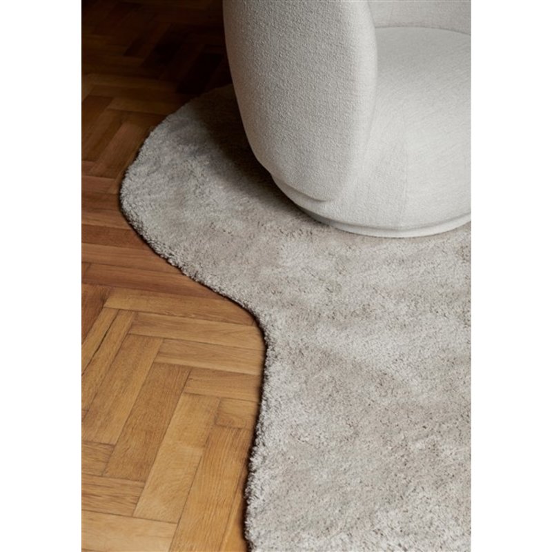 ferm LIVING-collectie Forma Wool Rug - Off-white