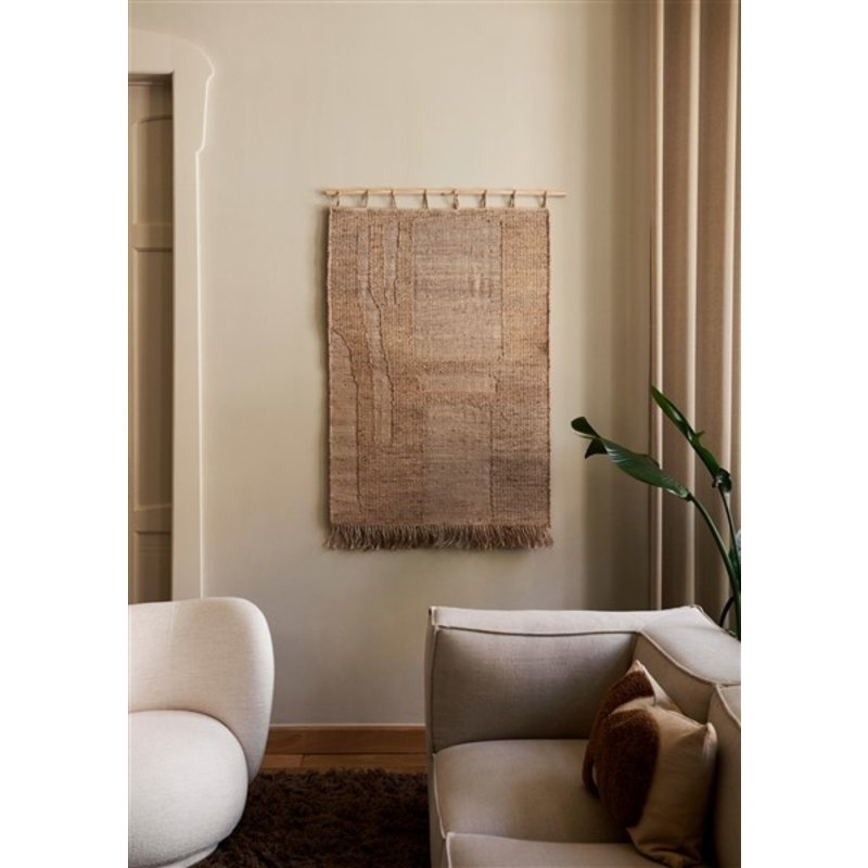 ferm LIVING-collectie Harvest Wall Rug - Natural
