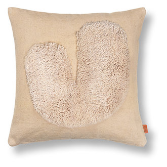 ferm LIVING Lay Cushion - Sand/Off-white