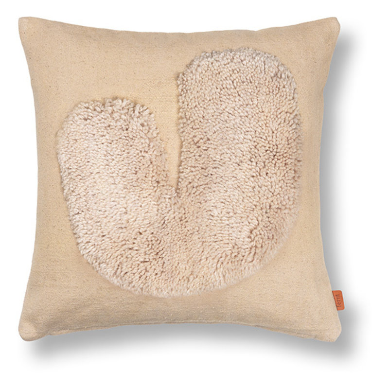 ferm LIVING-collectie Lay Cushion - Sand/Off-white