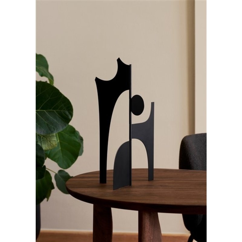 ferm LIVING-collectie Ornament Contour zwart 42,7 cm