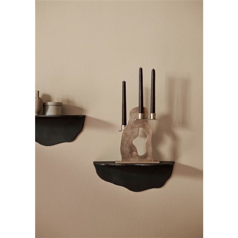 ferm LIVING-collectie Erode Candle Holder - Brass