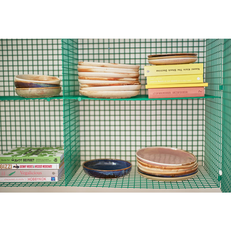 HKliving-collectie Chef ceramics diep bord M mosgroen