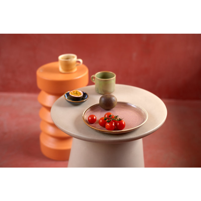 HKliving-collectie Chef ceramics bijgerecht bord rustiek roze