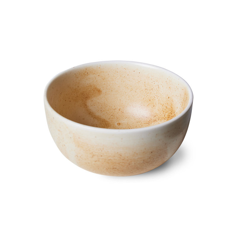 HKLIVING-collectie Chef ceramics kom creme/bruin
