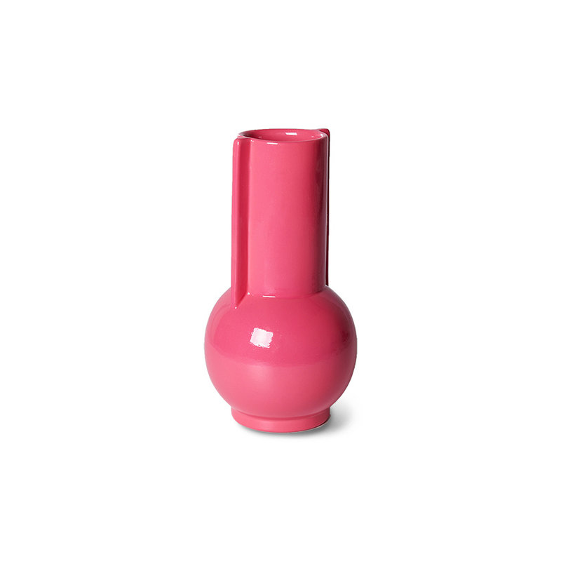 HKliving-collectie Ceramic vase hot pink