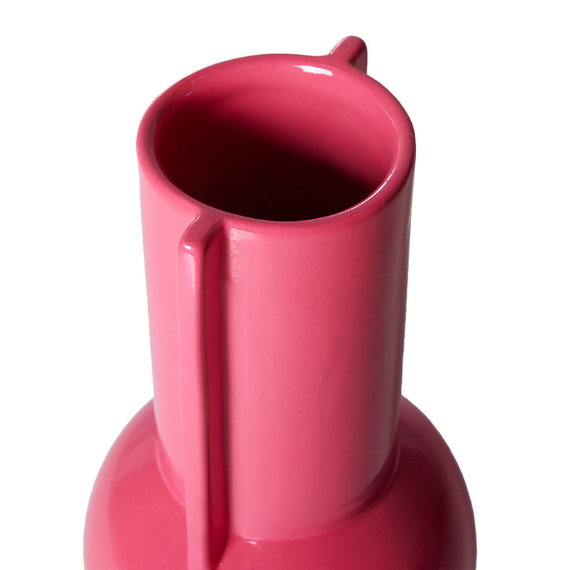 HKliving-collectie Ceramic vase hot pink