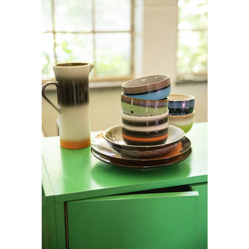 HKliving-collectie 70s servies dessertschalen Freak out - set van 4