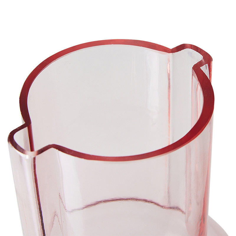 HKliving-collectie Glass vase sundae pink