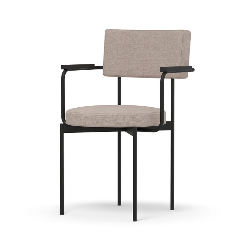 HKliving-collectie Dining armchair black, main line flax, upminster