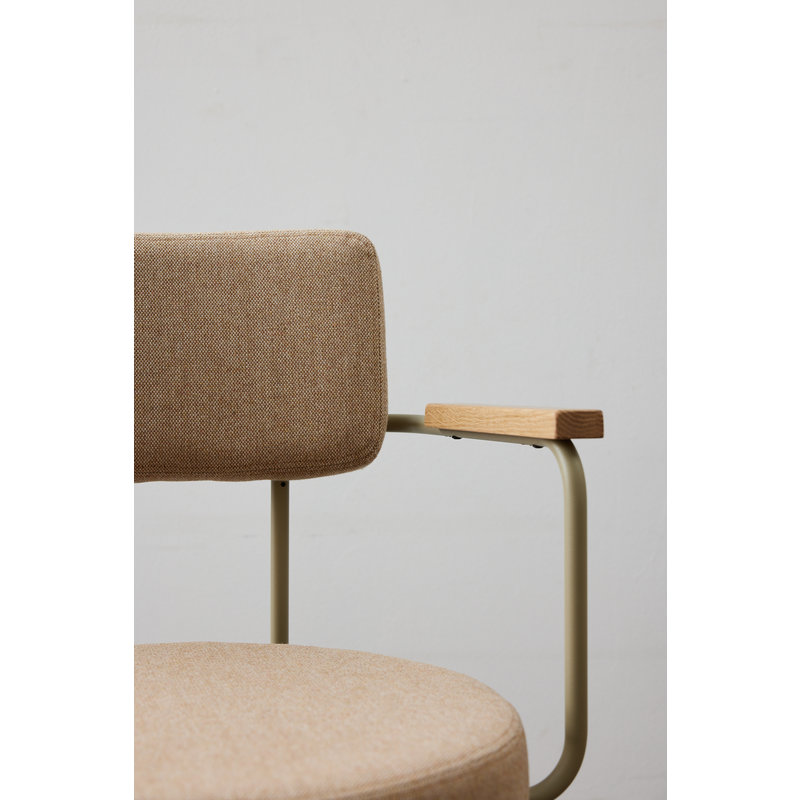 HKLIVING-collectie Dining armchair olive, main line flax, morden