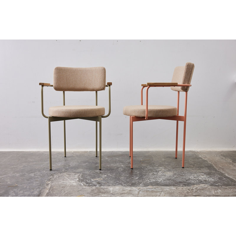 HKliving-collectie Dining armchair nude, main line flax, morden