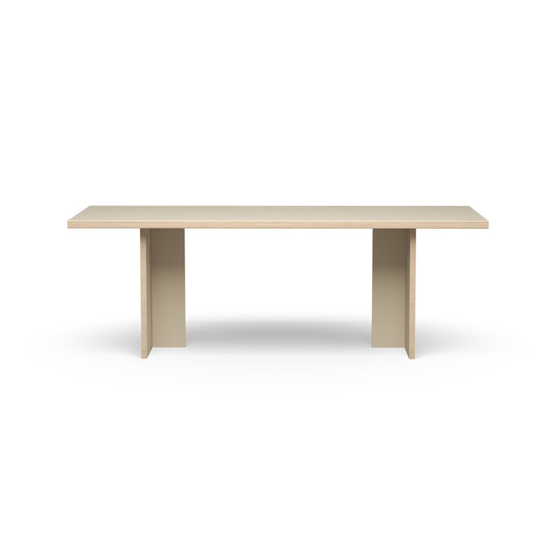 HKLIVING-collectie Dining table, cream, rectangular 220cm