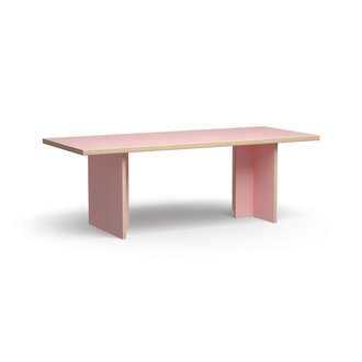 HKliving Eettafel rechthoek roze 220 cm
