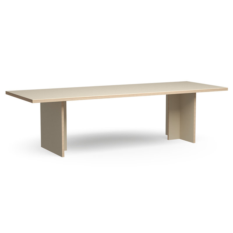 HKLIVING-collectie Dining table, cream, rectangular 280cm
