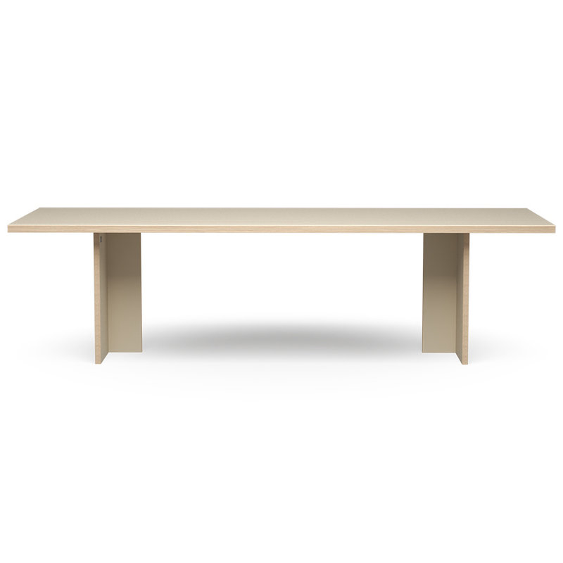 HKLIVING-collectie Dining table, cream, rectangular 280cm