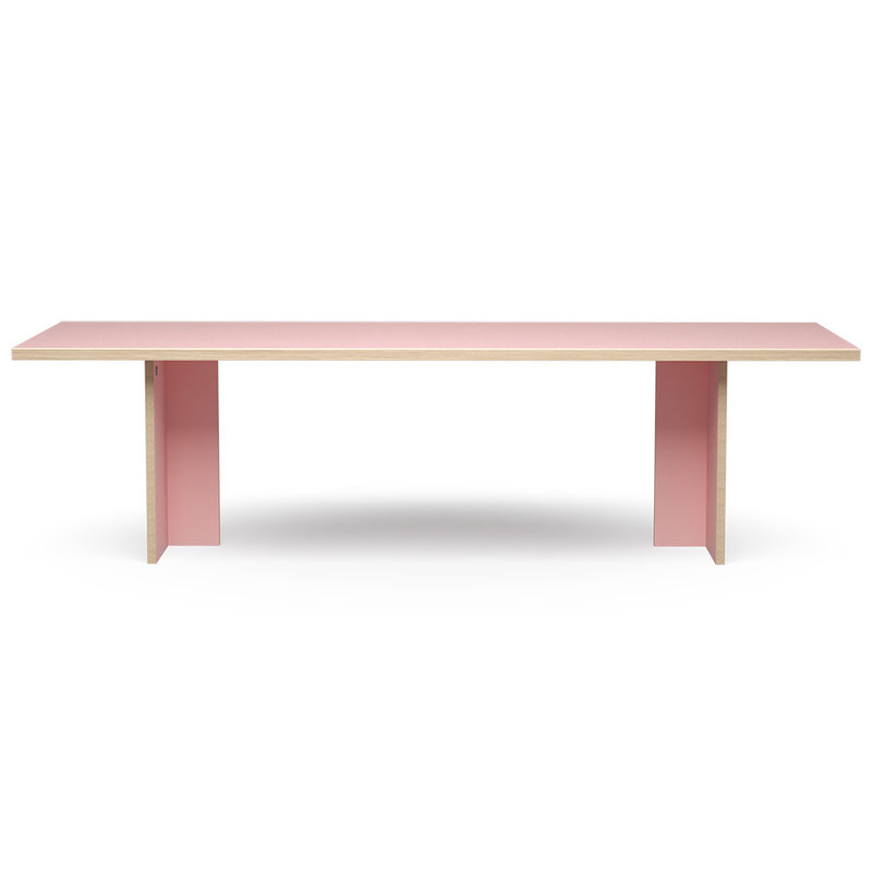 HKliving-collectie Dining table, pink, rectangular 280cm