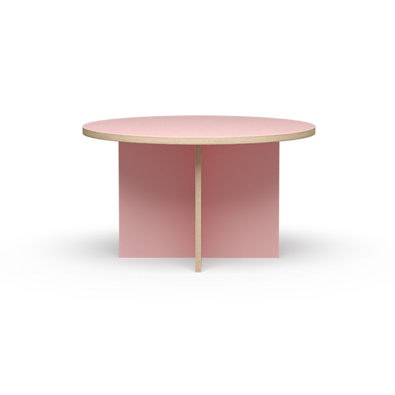 HKLIVING-collectie Eettafel rond roze dia: 130 cm