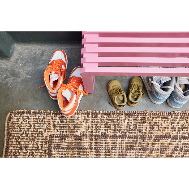 HKliving-collectie Slatted bench hot pink L