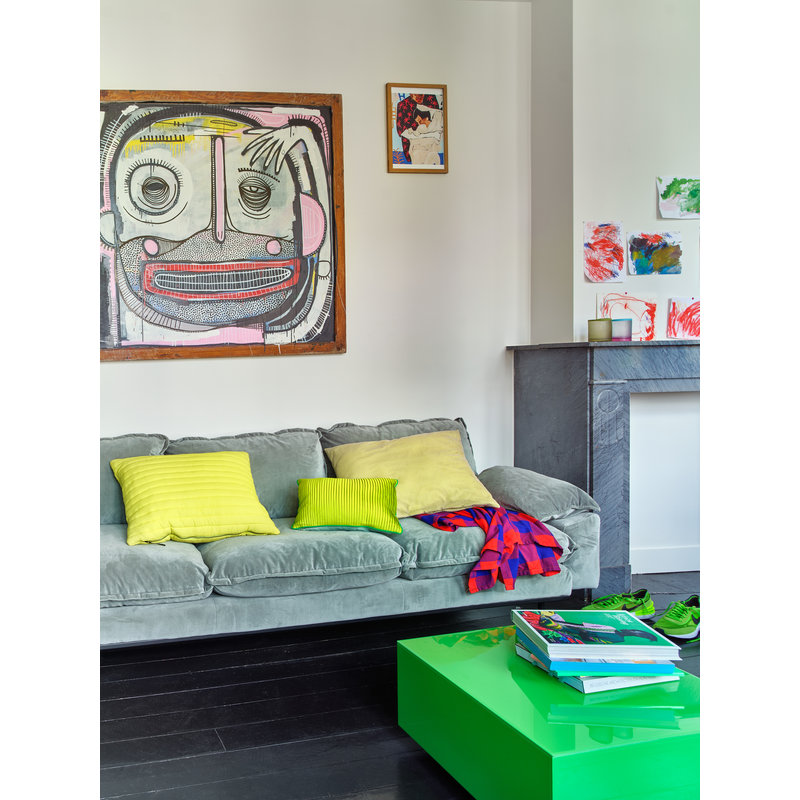 HKLIVING-collectie Quilted cushion crisp (50x60)