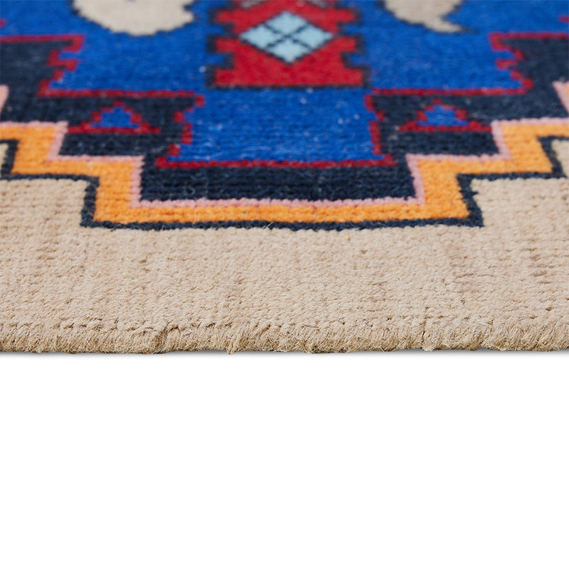 HKLIVING-collectie Handgeknoopte wollen loper oosters 90x265 cm