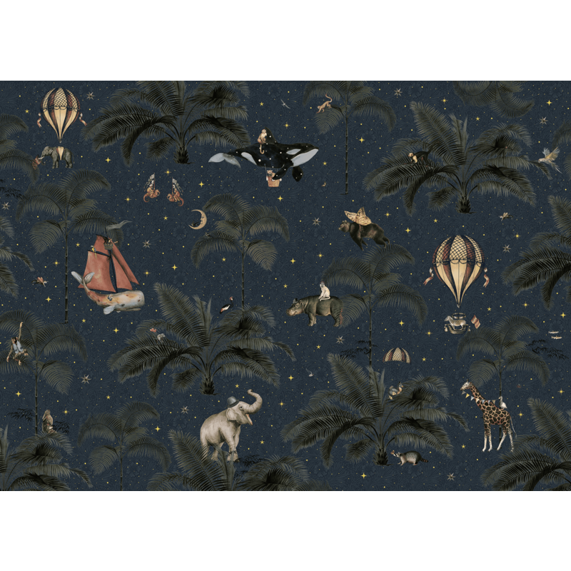 Creative Lab Amsterdam-collectie Oliver Teddy Wallpaper Mural