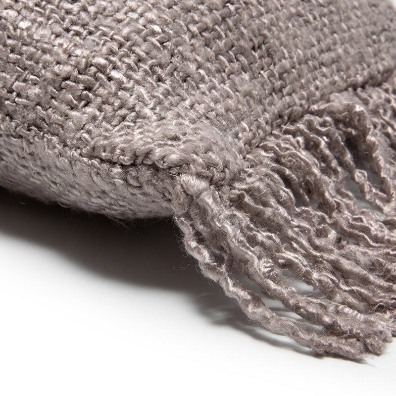Bazar Bizar-collectie Oh My Gee Kussenhoes - Parel Grijs - 35x100