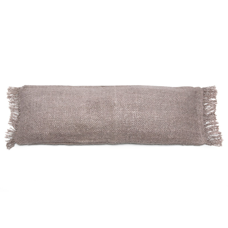 Bazar Bizar-collectie Oh My Gee Kussenhoes - Parel Grijs - 35x100