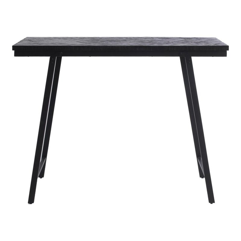 Bazar Bizar-collectie Visgraat Hoge Tafel - Zwart - 140cm
