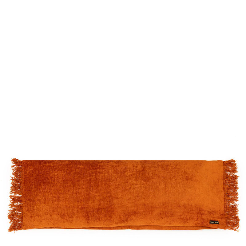 Bazar Bizar Oh My Gee Kussenhoes - Roest Velvet - 35x100