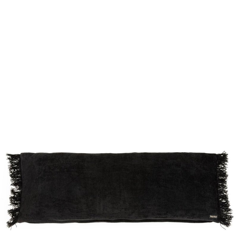 Bazar Bizar Oh My Gee Kussenhoes - Zwart Velvet - 35x100