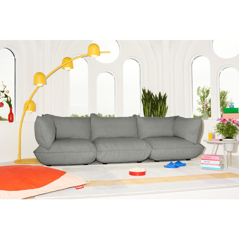 Fatboy-collectie Sumo sofa grand 3-zits bank mouse grey