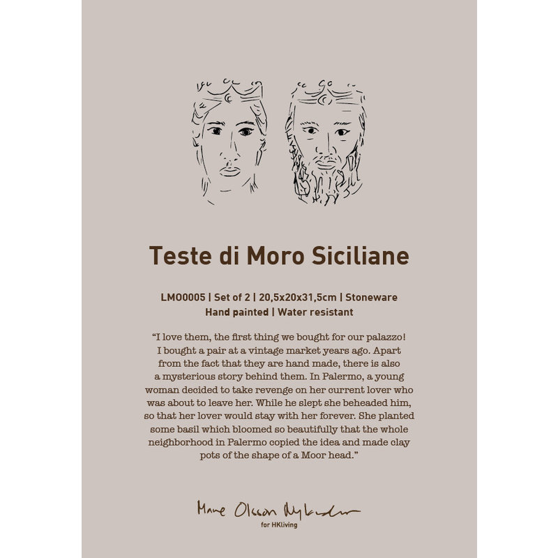 HKliving-collectie MON for HKliving: Teste di moro siciliane