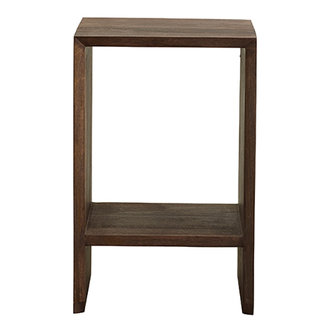 Nordal NAPO nightstand/side table dark brown
