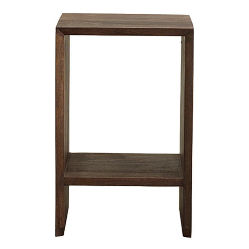 Nordal-collectie NAPO nightstand/side table dark brown