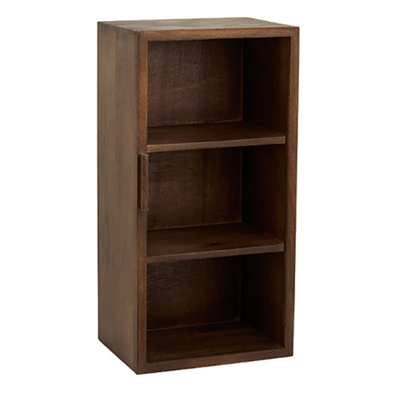 Nordal-collectie NANGO wall cabinet 1 door dark brown