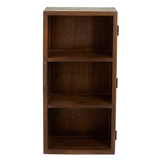 Nordal NANGO wall cabinet 1 door dark brown
