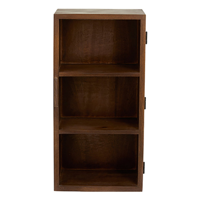 Nordal-collectie NANGO wall cabinet 1 door dark brown