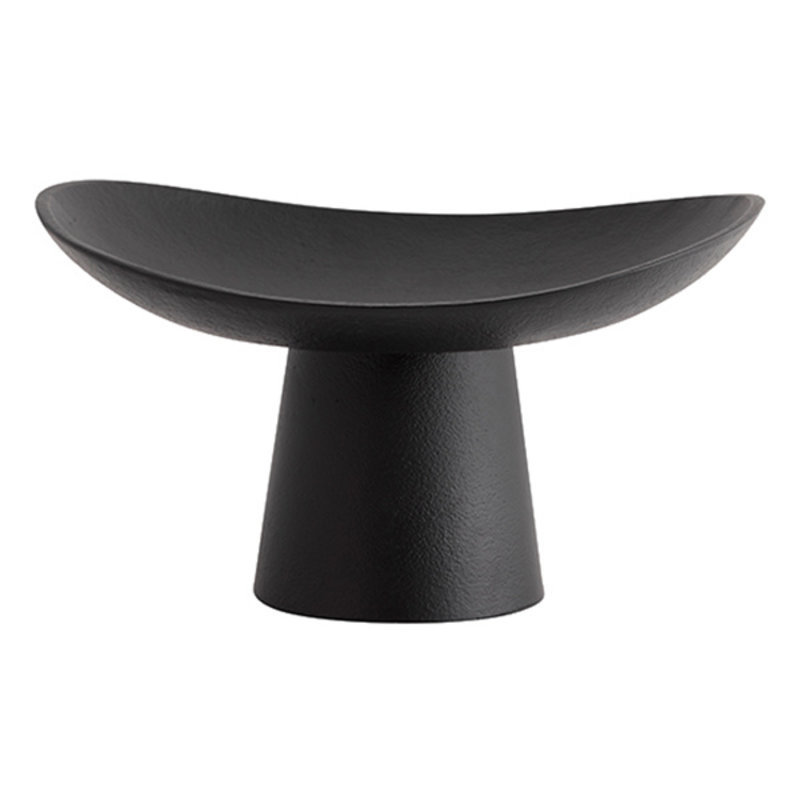 Nordal-collectie KEPEL cake plate black