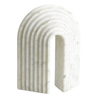 Nordal FERRO bookends white marble