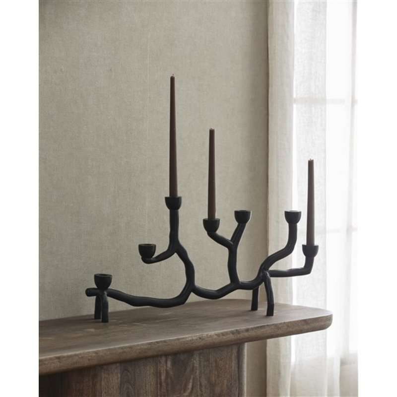 Nordal-collectie BARRA candleholder black