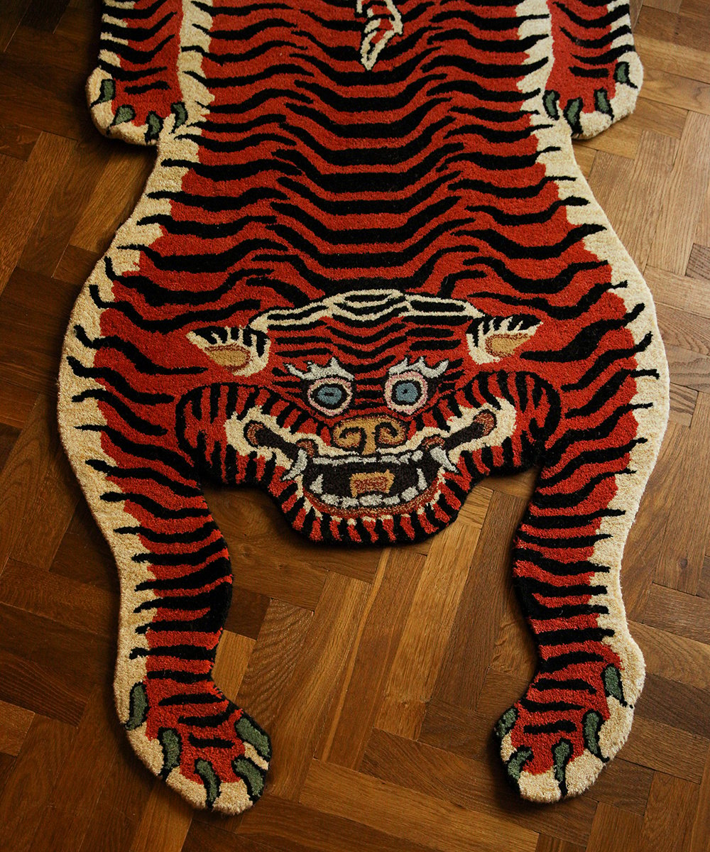 Convergeren Psychiatrie B.C. Doing Goods Vloerkleed Heritage Santana tijger - Deens